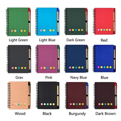 Eco Sticky Notebook & Pen