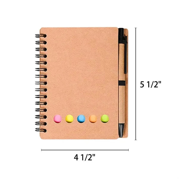 Eco Sticky Notebook & Pen