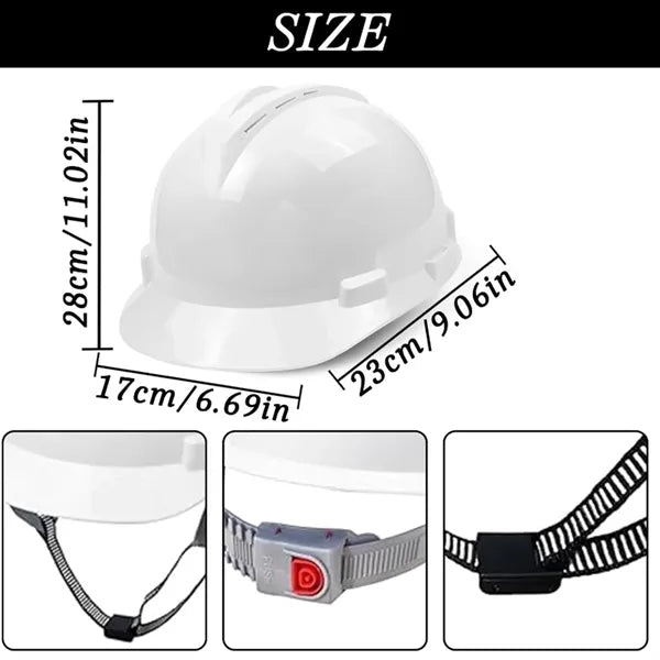 Safety Helmet Work Vented Cap Collision Anti Impact Hat