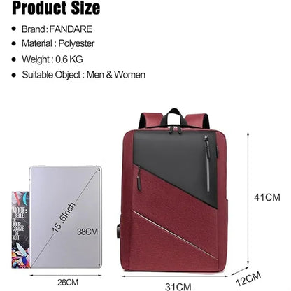 Casual Hiking Bookbag Laptop Backpack