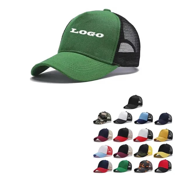2-Tone 5-Panel Snapback Trucker Hat