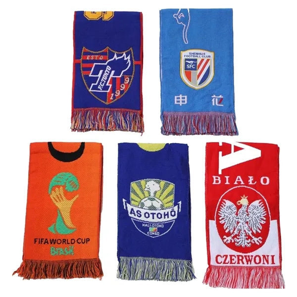 Warm Woven Scarf with Tassel