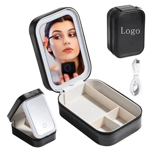 Led Makeup Organizer Case