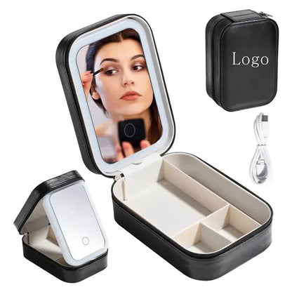 Led Makeup Organizer Case