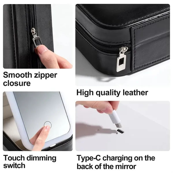 Led Makeup Organizer Case