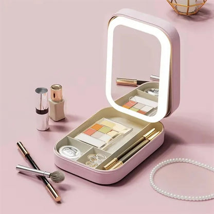Led Makeup Organizer Case