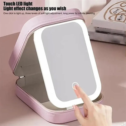 Led Makeup Organizer Case