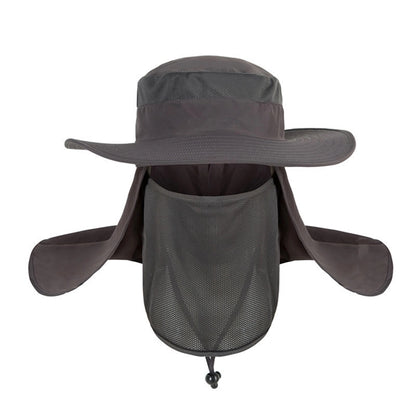 Fishing quick-drying hat with mask