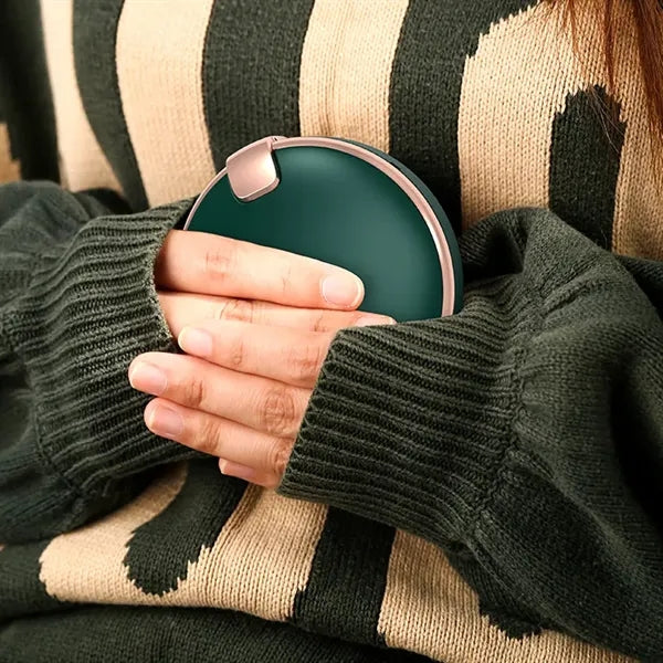 3-in-1 Power Bank Hand Warmer Makeup Mirror with Flashlight