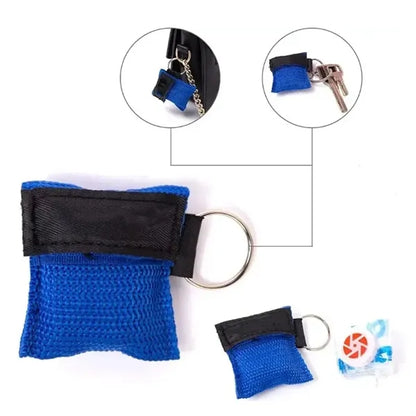 CPR Face Shield Disposable Emergency Kit Mask Keychain