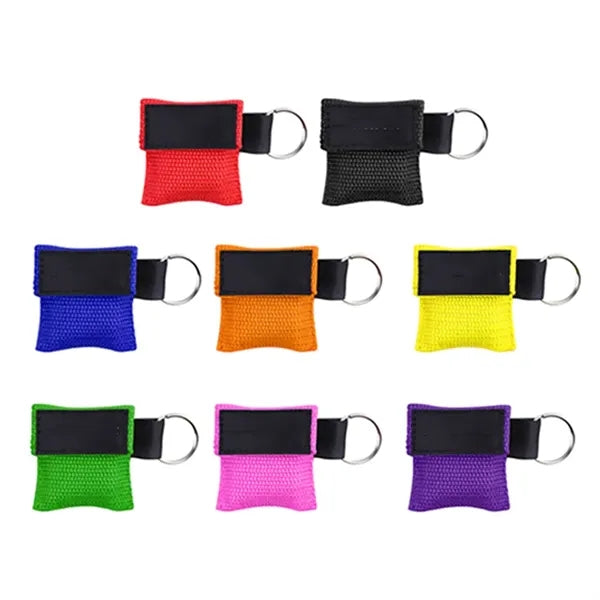 CPR Face Shield Disposable Emergency Kit Mask Keychain
