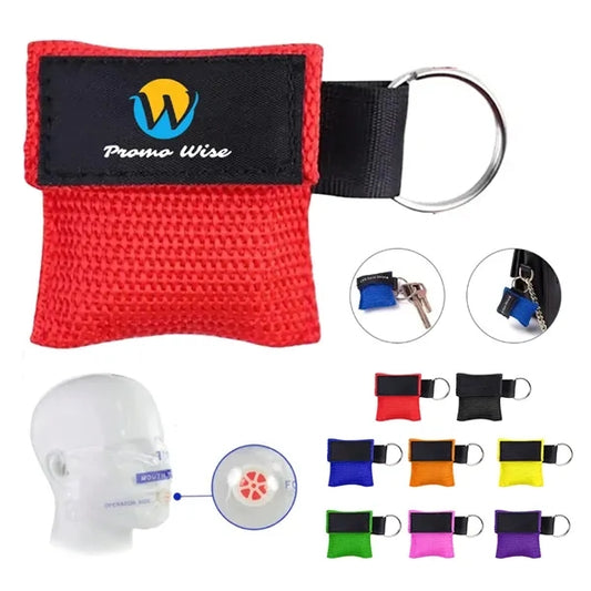 CPR Face Shield Disposable Emergency Kit Mask Keychain