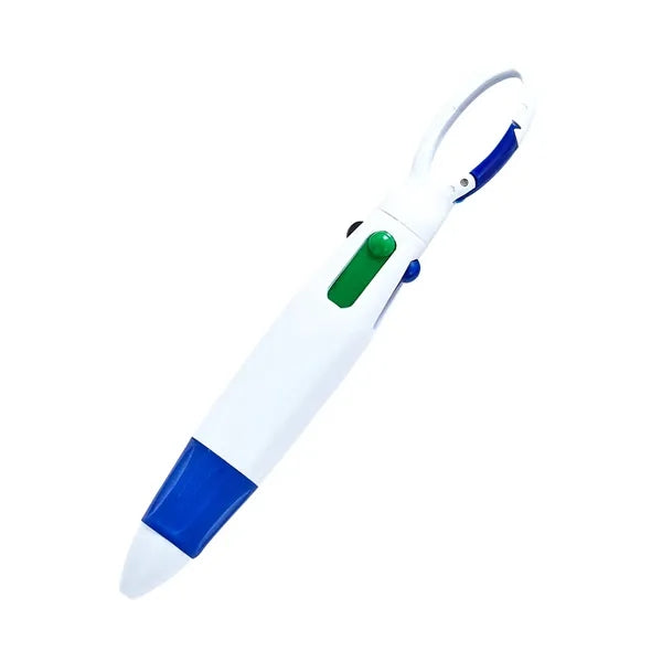 Quad-color Carabiner Pen