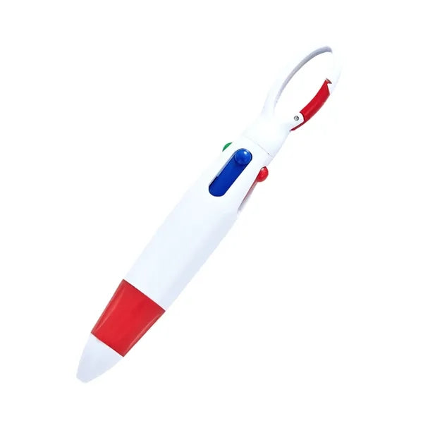 Quad-color Carabiner Pen