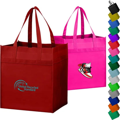 Heavy Duty Non-Woven Grocery Tote Bags