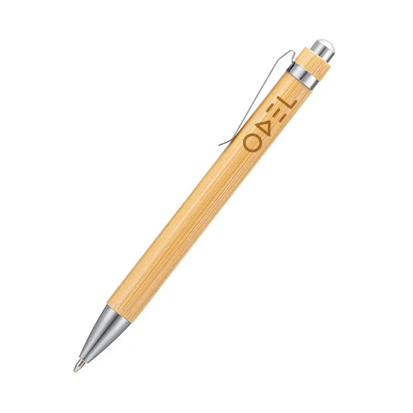 Bamboo Retractable Ballpoint Pen