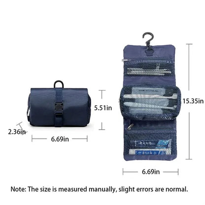 Buckle Foldable Toiletry Bag And Makeup Organizer Travel