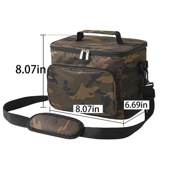 8L Portable Insulated Cooler Bag For Camping And Picnics