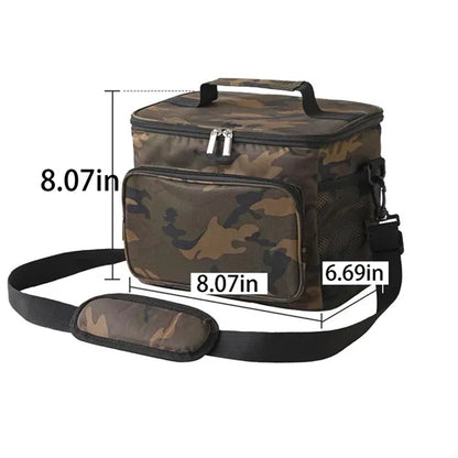 8L Portable Insulated Cooler Bag For Camping And Picnics