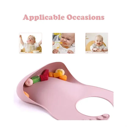 Adjustable Safe Silicone Baby Bib