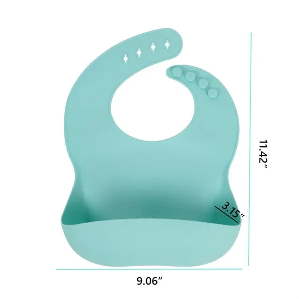 Adjustable Safe Silicone Baby Bib