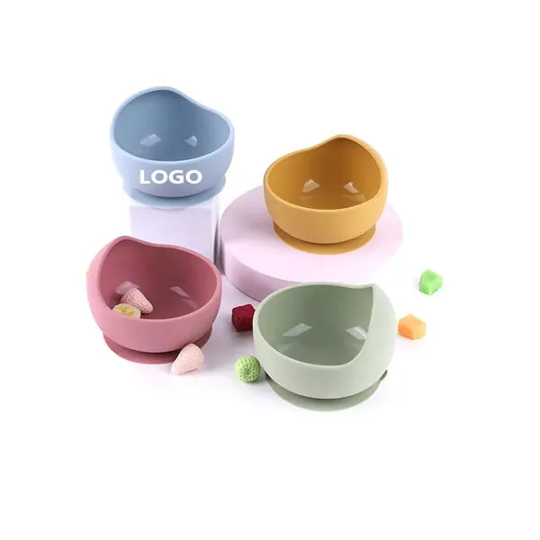 Safe Non-slip Baby Silicone Bowl