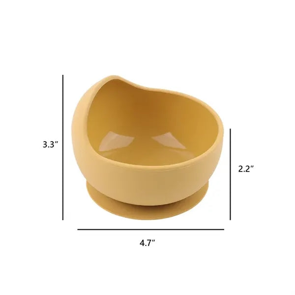 Safe Non-slip Baby Silicone Bowl