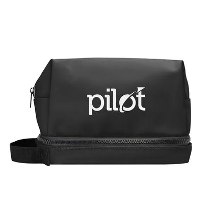 Hudson Recycled Leatherette Cosmetic Bag
