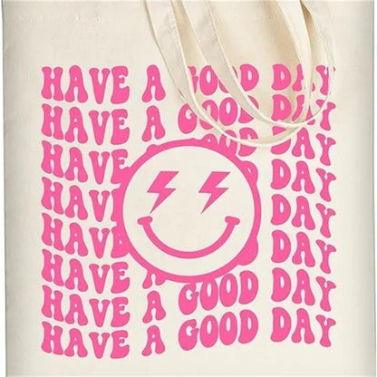 Eco-Friendly Cotton Canvas Tote Bag with Long Handles
