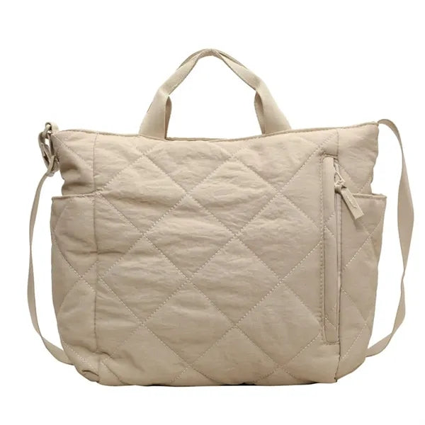 Reversible Quilted Tote Bag