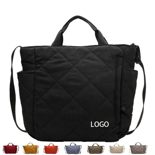 Reversible Quilted Tote Bag