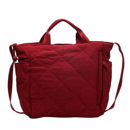 Reversible Quilted Tote Bag
