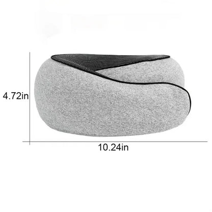 Portable U-Shaped Travel Neck Pillow with Storage Case