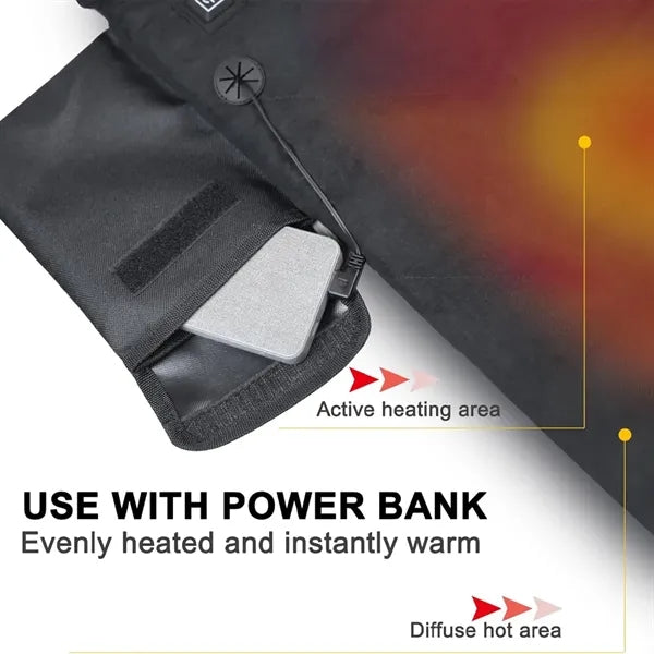 Portable Foldable Adjustable Heated Seat Cushion