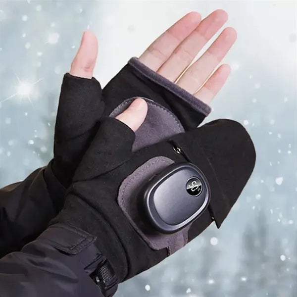 Removable Adjustable Heated Gloves with Digital Display
