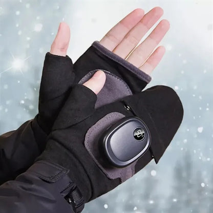Removable Adjustable Heated Gloves with Digital Display