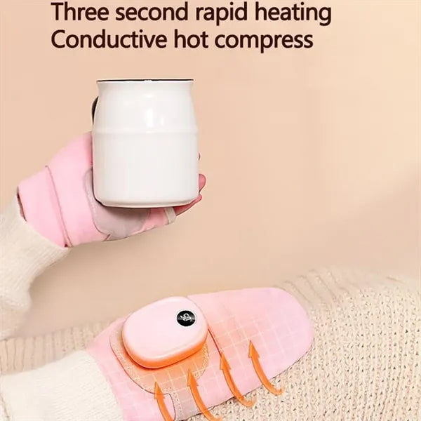 Removable Adjustable Heated Gloves with Digital Display