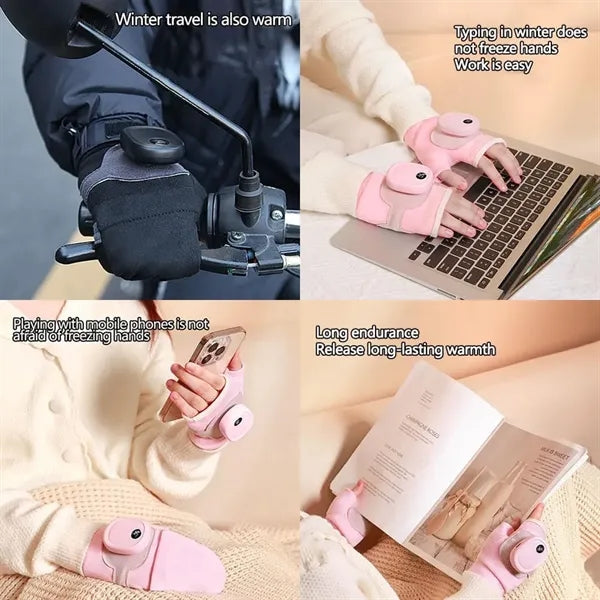 Removable Adjustable Heated Gloves with Digital Display