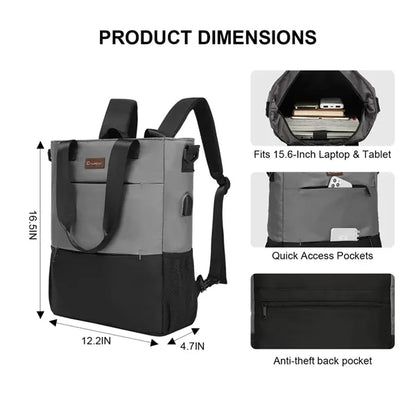Convertible Backpack Tote Bag