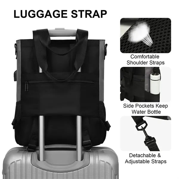 Convertible Backpack Tote Bag
