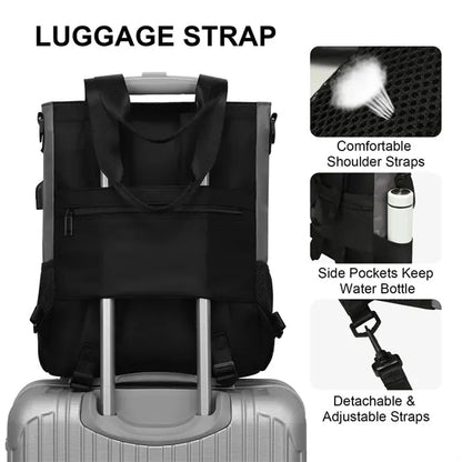 Convertible Backpack Tote Bag