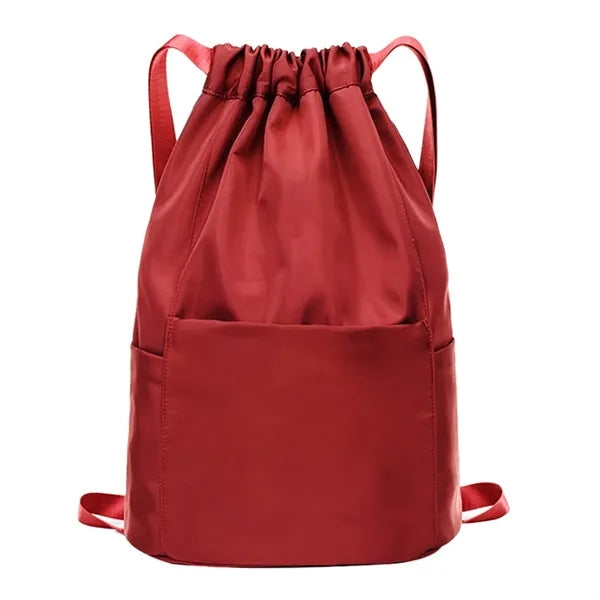 Lightweight Polyester Drawstring Tote Bag