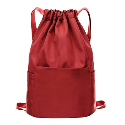Lightweight Polyester Drawstring Tote Bag