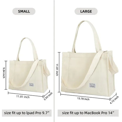 Mini Corduroy Tote Bag with Short Handles