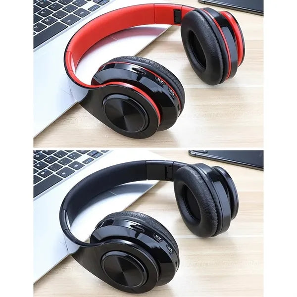 Wireless Headphones with LED Light