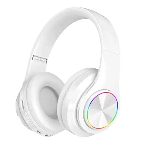 Wireless Headphones with LED Light