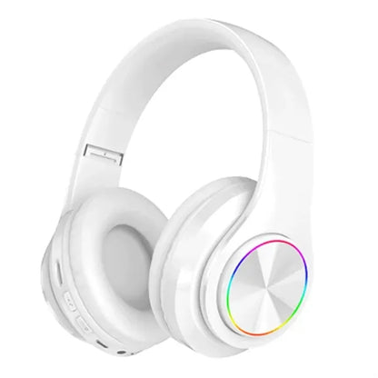 Wireless Headphones with LED Light