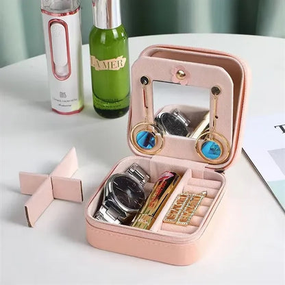 Small Jewelry Case With Mirror