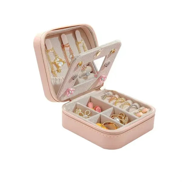 Small Jewelry Case With Mirror