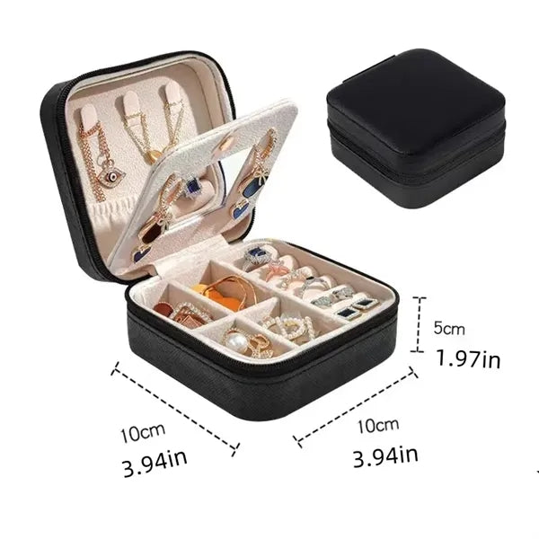 Small Jewelry Case With Mirror